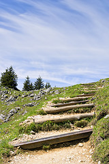 Image showing Path to summit Breitenstein