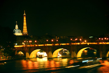 Image showing Nighttime Paris