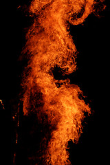 Image showing Fire background