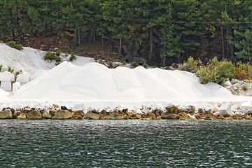 Image showing Thassos white marble quarry