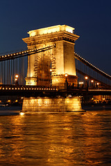 Image showing Budapest at night