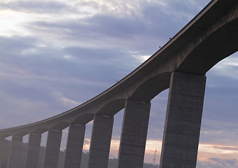 Image showing Large highway viaduct ( Hungary)