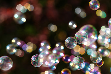 Image showing Soap bubbles