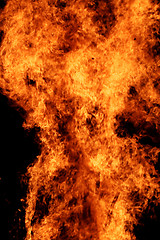 Image showing Fire background