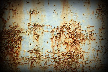 Image showing scratched rusty metal surface