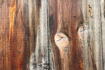 Image showing interesting knot on wood texture