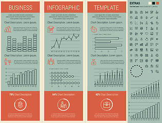 Image showing Business Infographic Template.