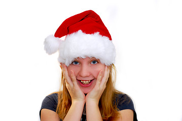 Image showing Chrismas girl