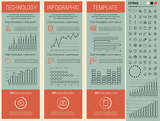 Image showing Technology Infographic Elements