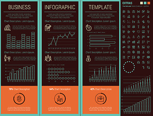 Image showing Business Infographic Template.