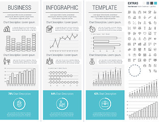 Image showing Business Infographic Template.