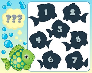 Image showing Fish riddle theme image 2