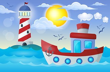 Image showing Boat theme image 2