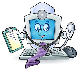 Image showing Computer doctor theme image 1