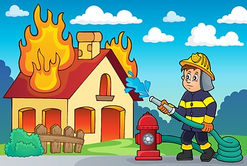 Image showing Firefighter theme image 2