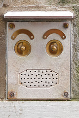 Image showing Doorbell face