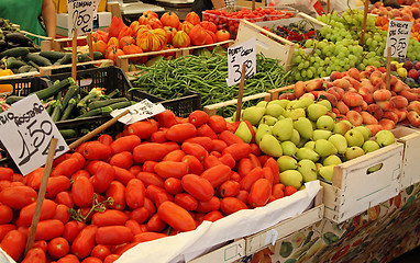 Image showing Farmers market