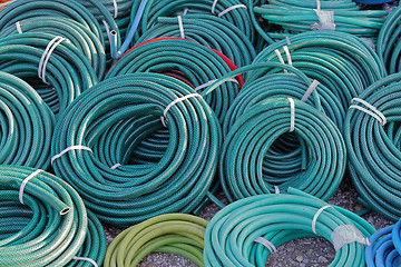 Image showing Garden hose