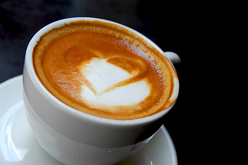 Image showing Coffee heart