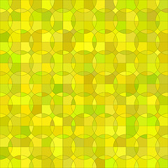 Image showing Yellow  Geometric Circle Background