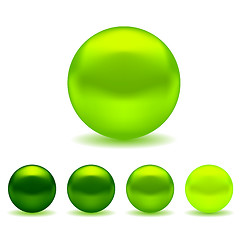 Image showing Exotic Green Pearls 