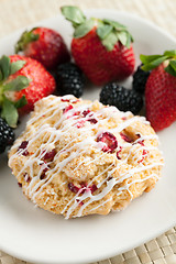 Image showing Orange Cranberry Scone