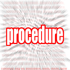 Image showing Procedure
