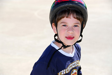 Image showing Little boy smile