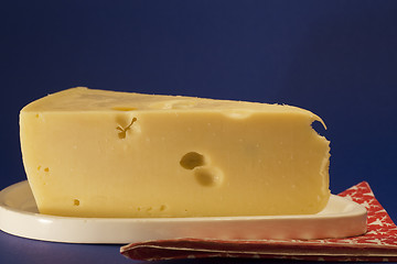 Image showing swiss cheese