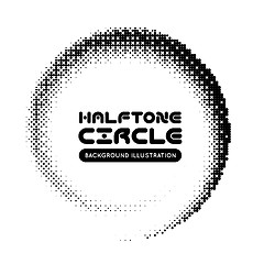 Image showing Halftone background