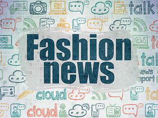 Image showing News concept: Fashion News on Digital Paper background