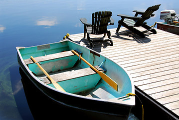 Image showing Lake chairs