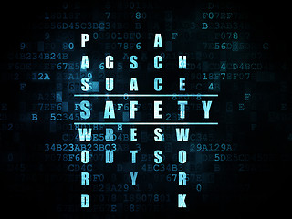 Image showing Security concept: word Safety in solving Crossword Puzzle