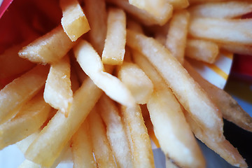 Image showing French fries in the box