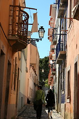 Image showing Walking in Lisbon