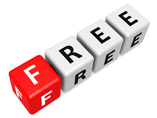 Image showing Red free