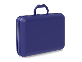 Image showing Blue briefcase