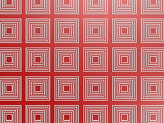 Image showing Red square pattern