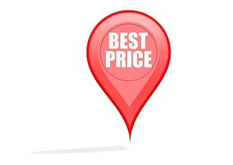 Image showing Best price pointer