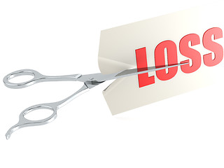 Image showing Cut loss