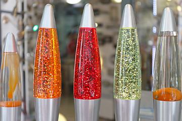 Image showing Lava Lamps