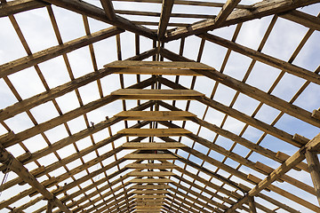 Image showing Roof skeleton