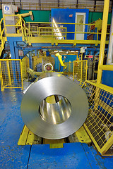 Image showing roll of steel sheet