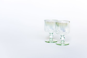 Image showing Pair of small glasses for alcohol