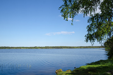 Image showing Lake side view