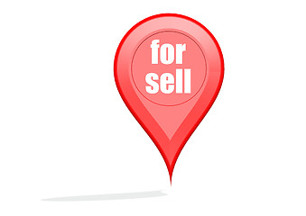 Image showing For sell pointer