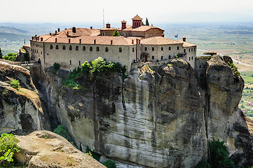 Image showing Greek orthodox monastery, Meteora, Greece