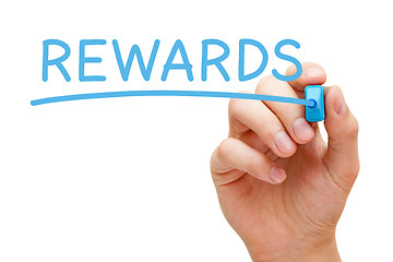 Image showing Rewards Blue Marker