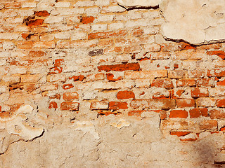 Image showing Retro look Old grunge wall