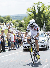 Image showing The Cyclist Anthony Delaplace - Tour de France 2014